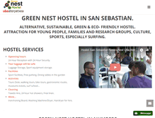 Tablet Screenshot of nesthostelsansebastian.com